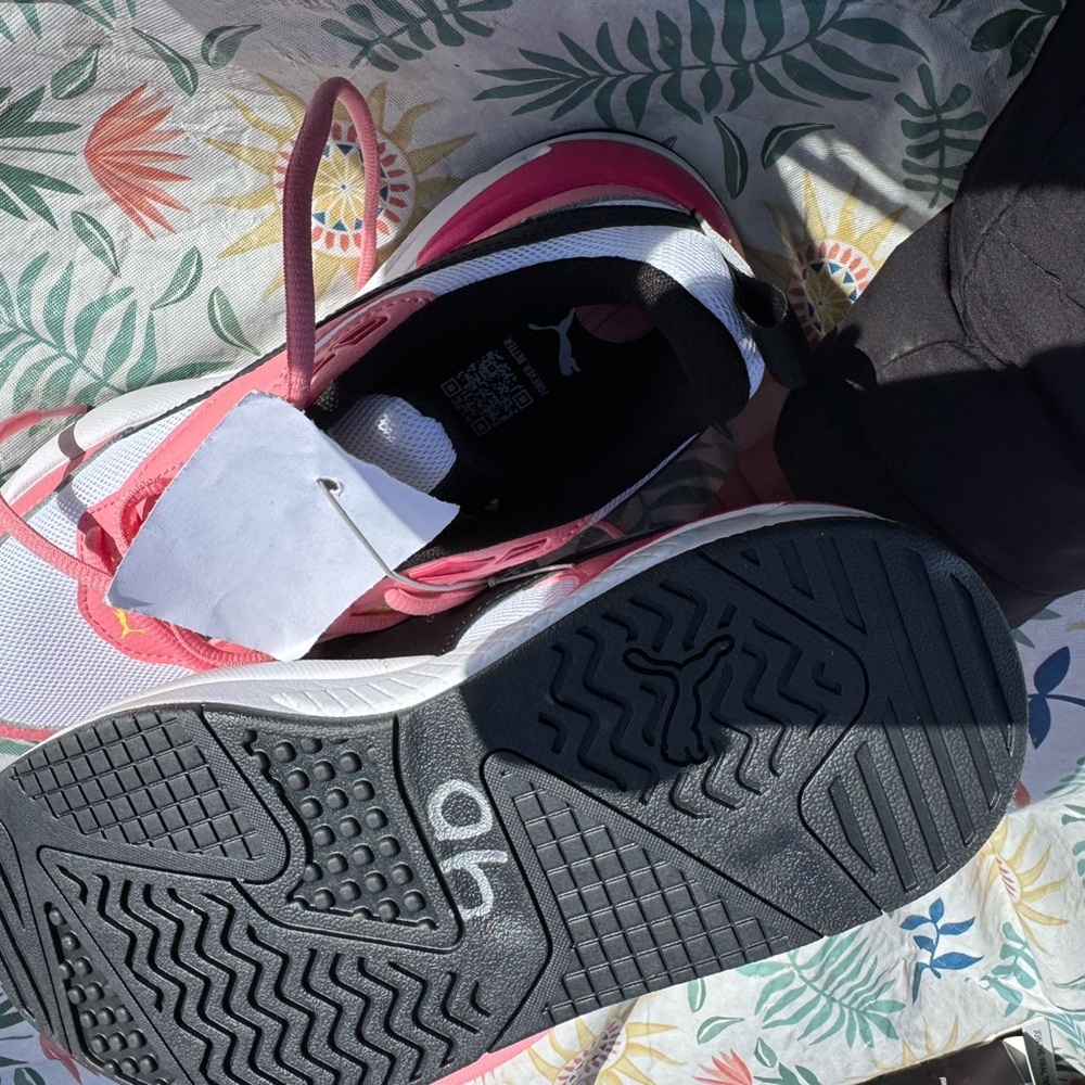 Puma Pink and White Women's Sneakers